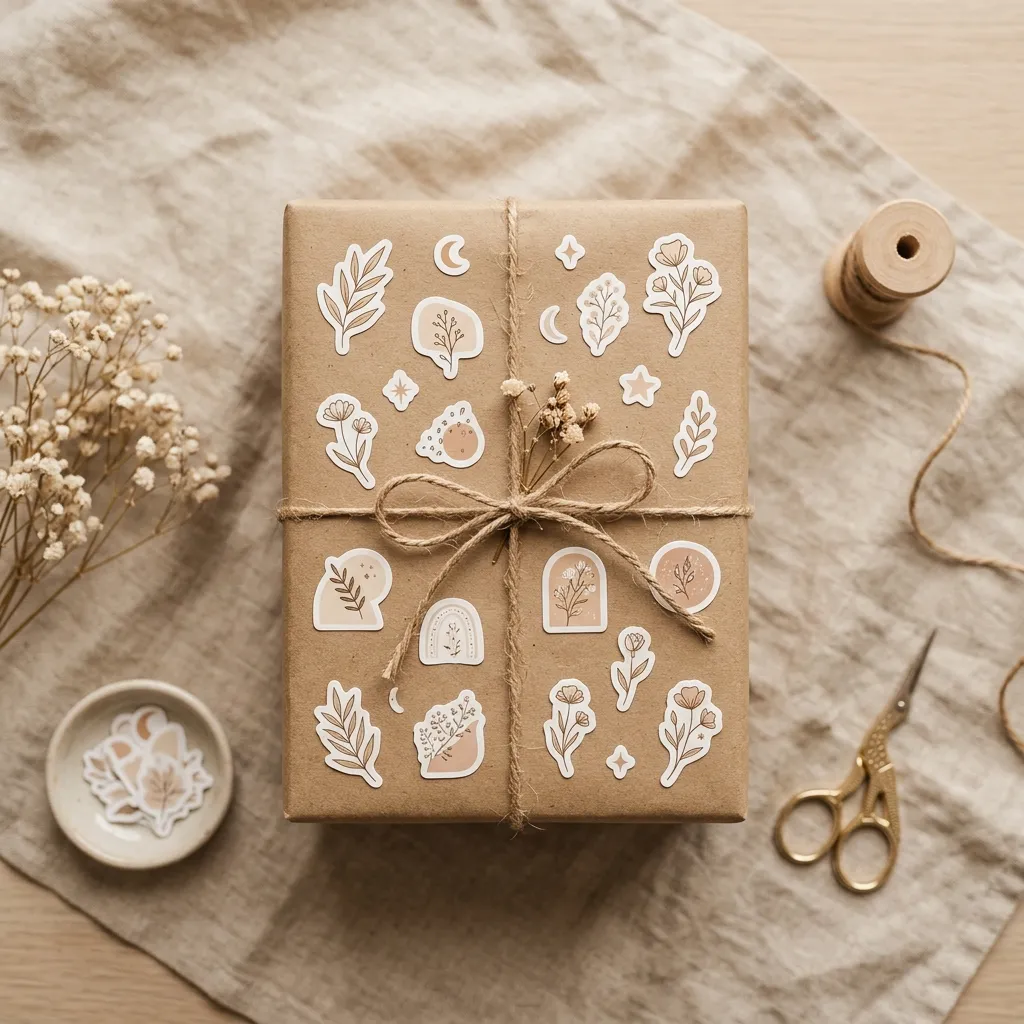 custom event and gift sticker