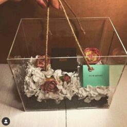 Acrylic wedding Basket, Acrylic gift Basket