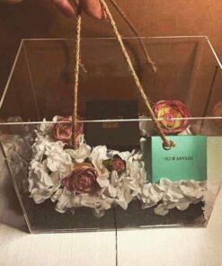 Acrylic wedding Basket, Acrylic gift Basket