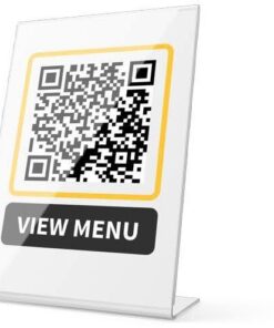 Menu Holder Single side L shape 6" x 9"