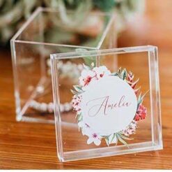 Acrylic Bid Box for Nikah & Wedding Custom Printed