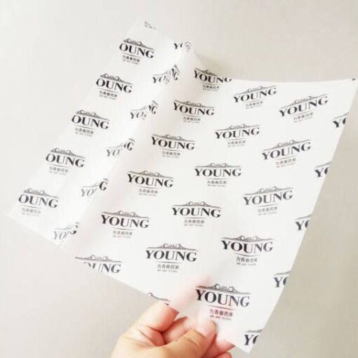 Butter Paper Brand Name Print