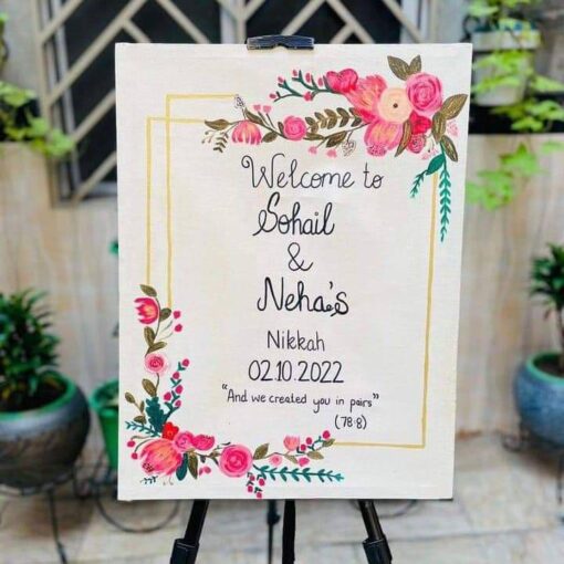 Wedding Welcome Sign | Bridal Shower Welcome Sign