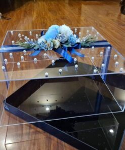 Acrylic Gift Box with Black Lid