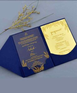 Luxury Wedding Card with inner Page