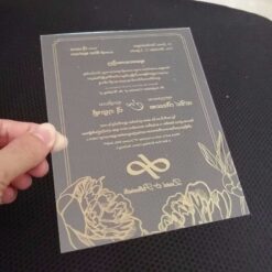 Wedding Invitation card Transparent