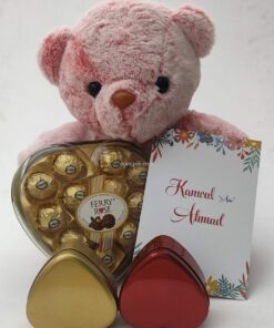 Teddy Bear And Chocolate box
