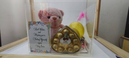 Chocolate Bars With Teddy Bear And Cards - Image 2