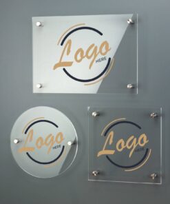 Acrylic Business Sign Printed Logo