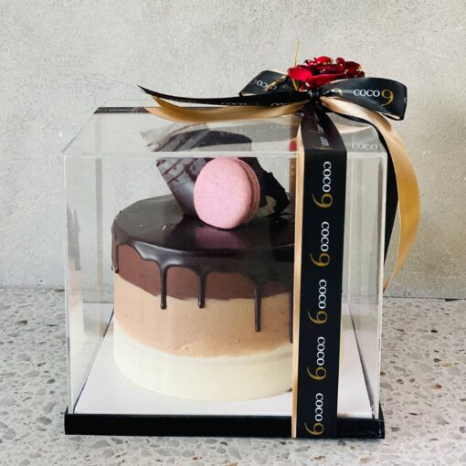Acrylic Box Cake 5 Pound 14x14 - Image 2