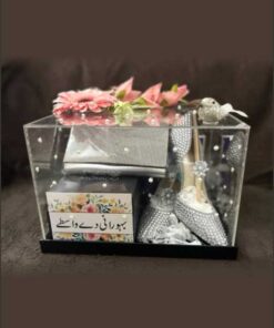 Engagement Acrylic Box with Decor Customize