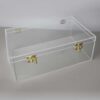 Acrlic box with golden lock