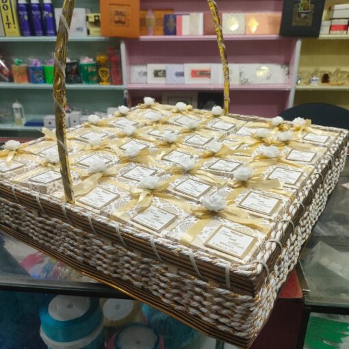 Customizable Nikkah Bid Box with Golden Printing - Image 2