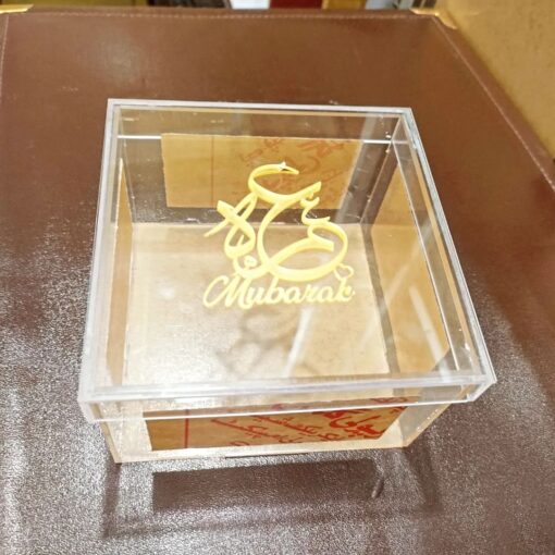 Acrylic tabarruk box customize for perfect Hajj Umrah - Image 3