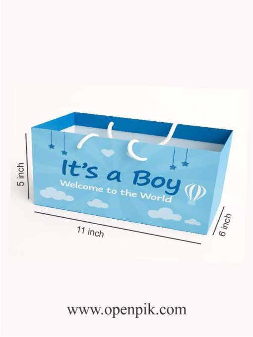 It's a Boy 1kg Sweet Box with Bag