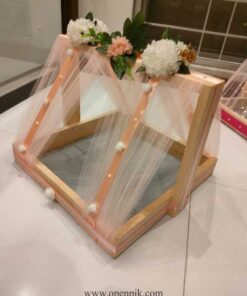 Handcrafted Wooden Baskets for Wedding Engagement