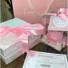 Welcome Baby Girl Gift Box – Elegant Baby Announcement Set