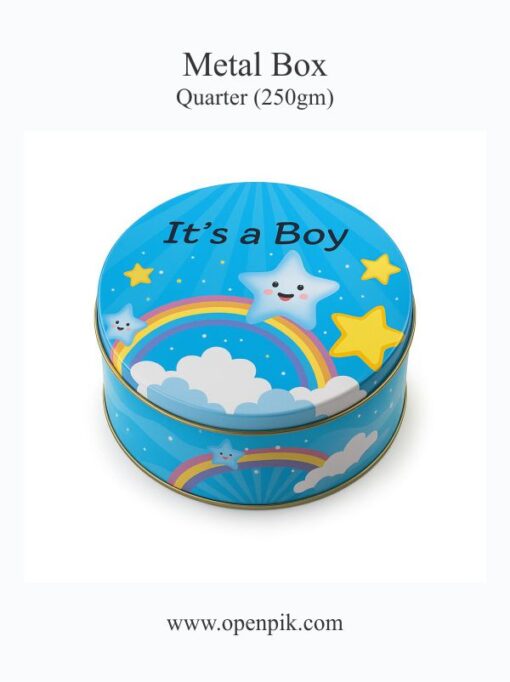 It’s a Boy 250gm Metal Box | Baby Announcement Sweet Box