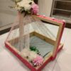 wooden Basket with decor